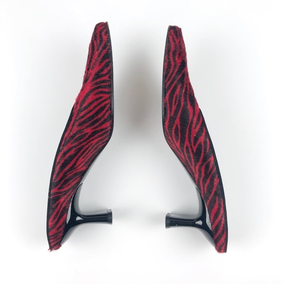 STUART WEITZMAN faux fur mule slides - Picture 5 of 7